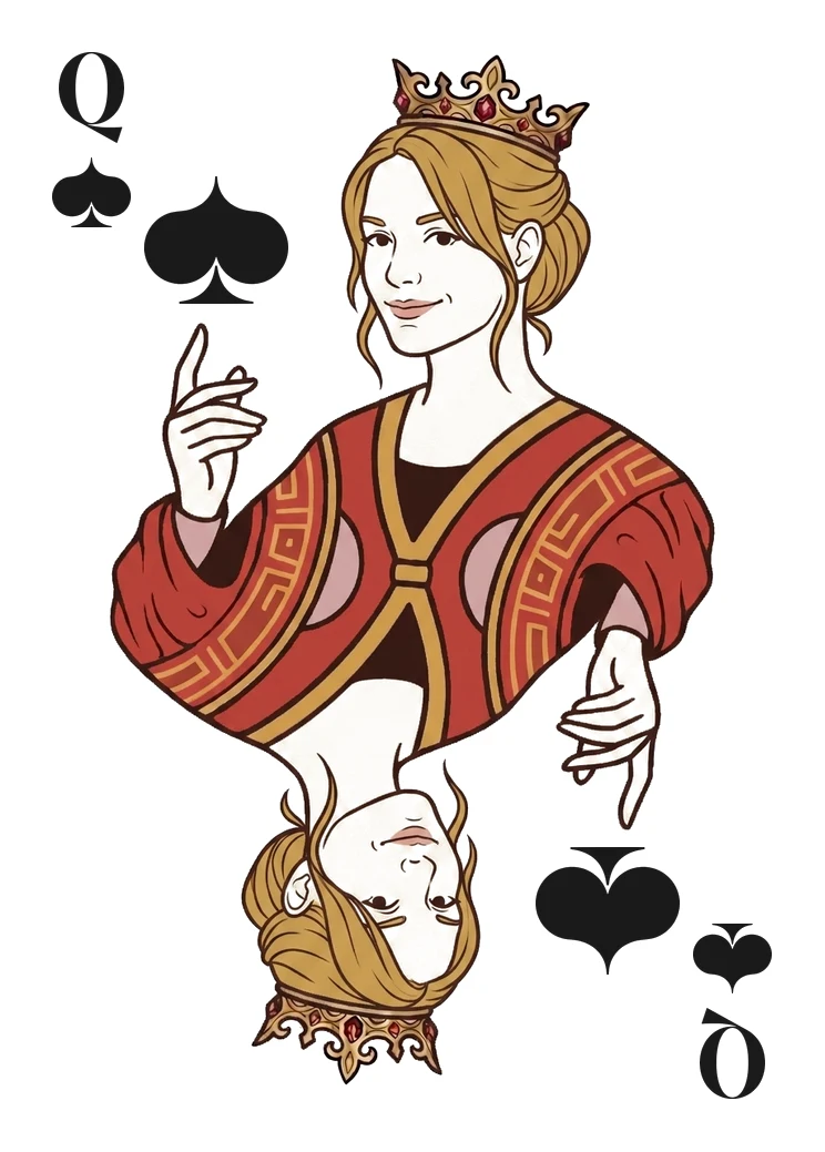 Q♠ im Firmendeck Modern