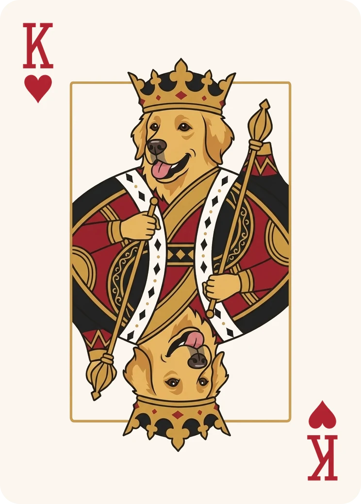 K♥ from the Pet deck Pet Aristocratic