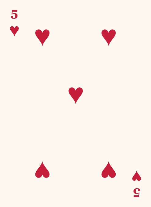 5♥ from the Pet deck Pet Aristocratic